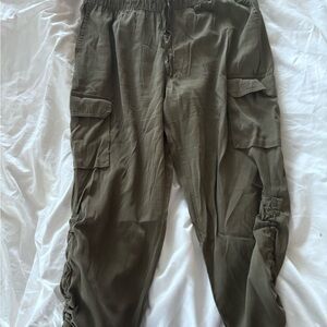 Womens Sofia Vergaro  Olive Cargo Pants